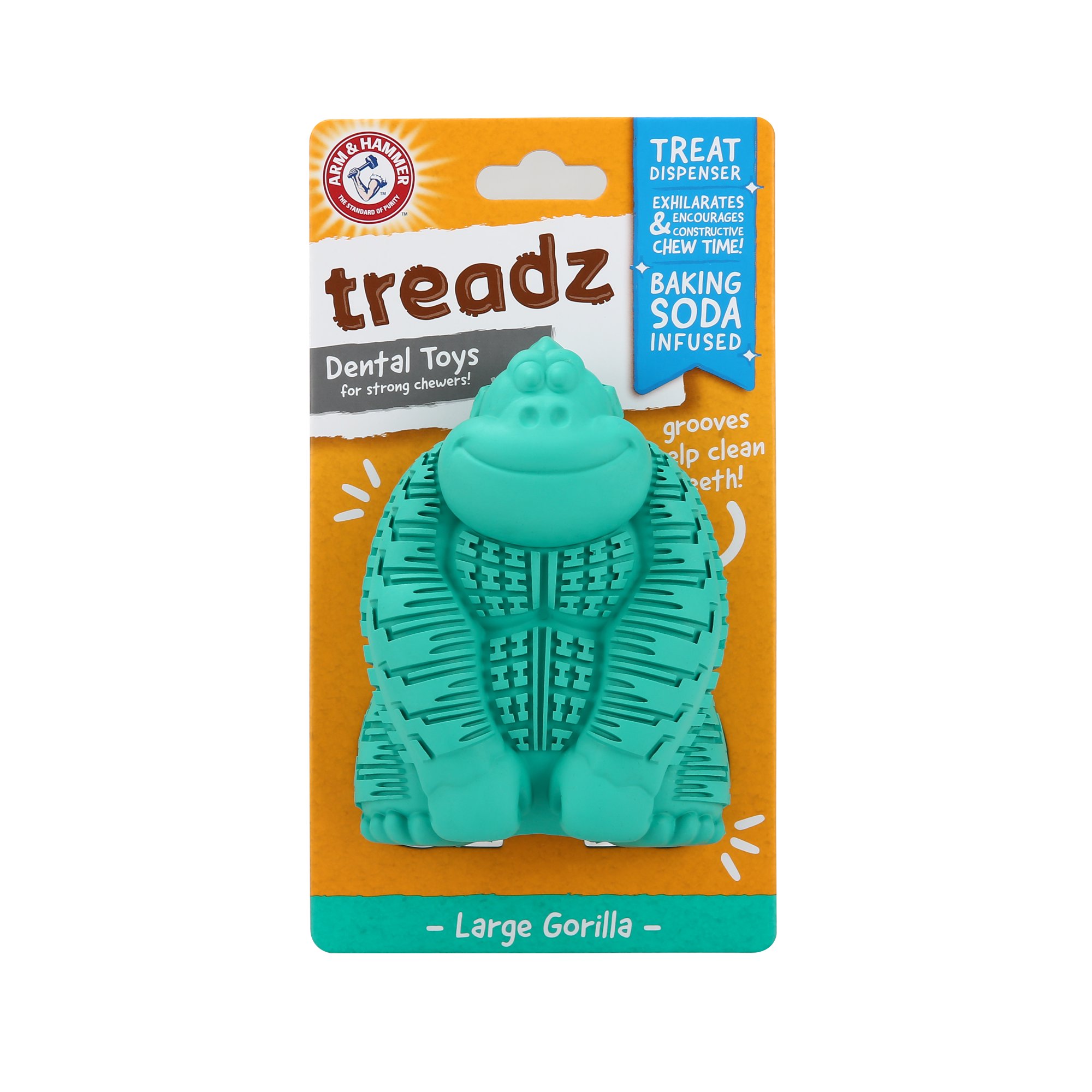 Super Treadz Gorilla Durable Dog Toy by Chuck Lampry