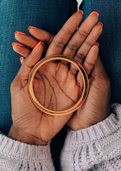 hair tie bracelet by Haley Waud