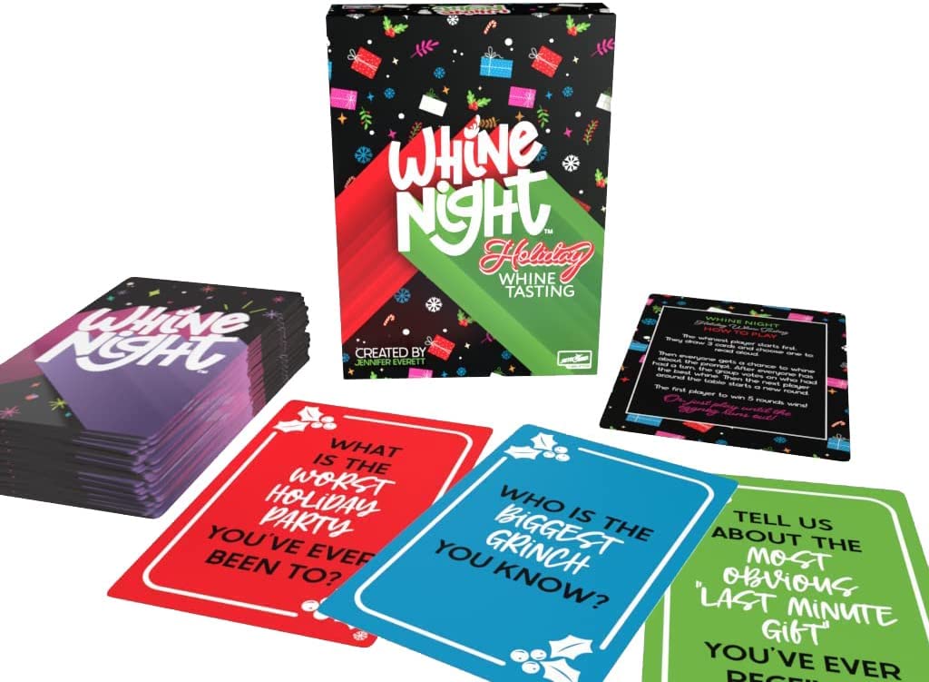Skybound Whine Night: Holiday Whine Tasting Social Card Conversation Game by Jennifer H.