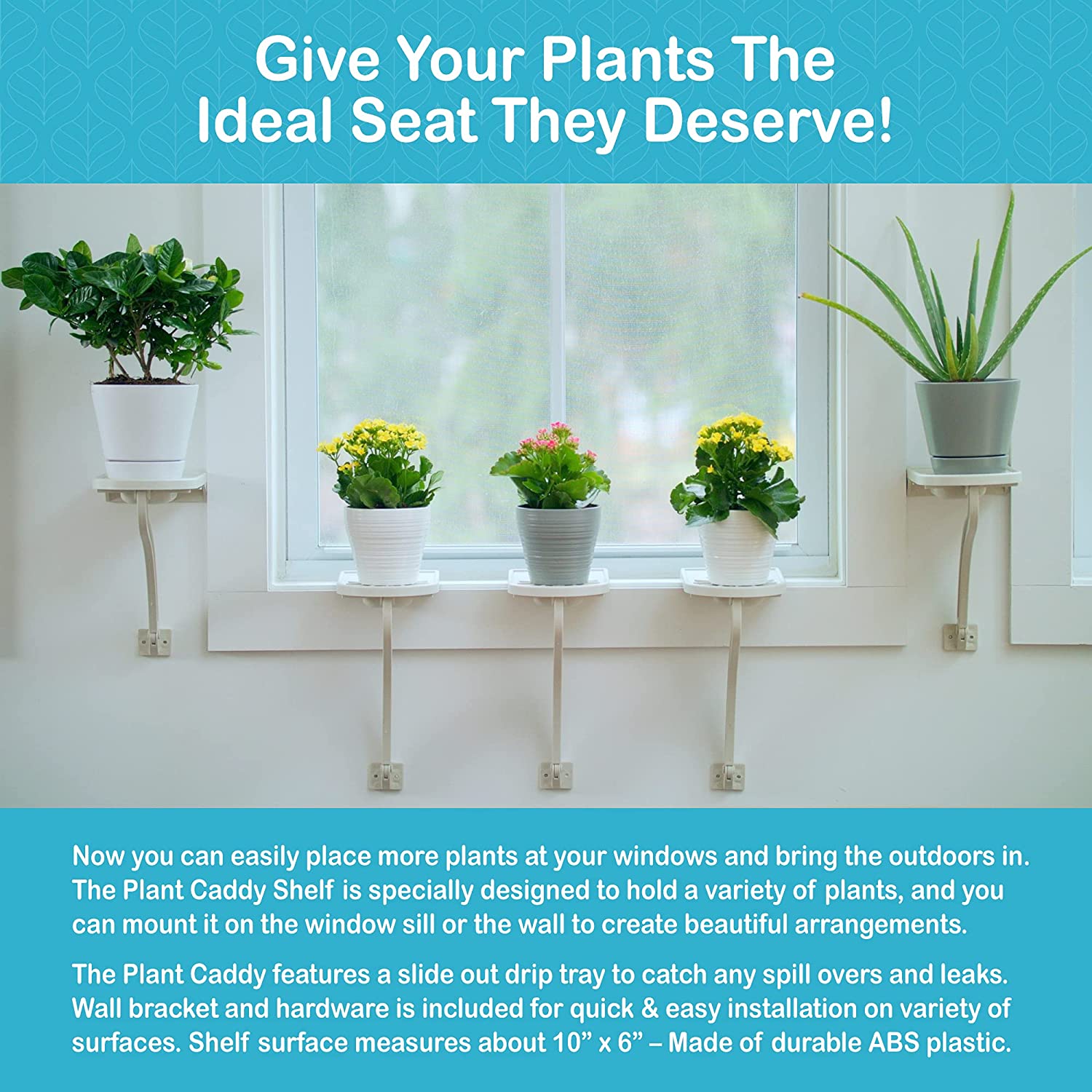Plant Caddy Shelf by Michael Greer