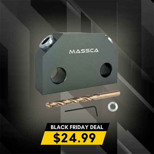 Massca Dowel Jig X For Angled Dowel Joints by Daniel R. Herrmann