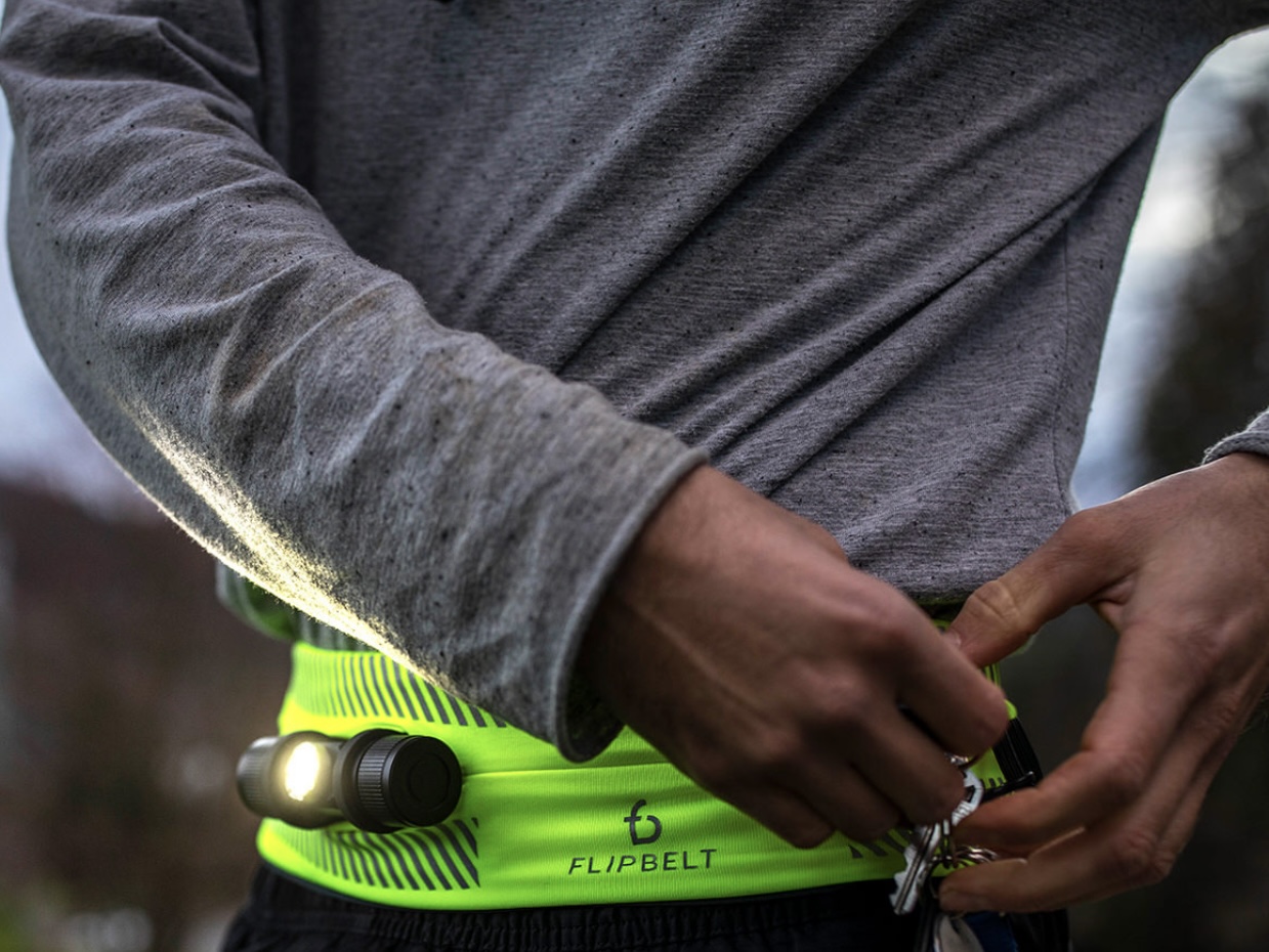 Flip Belt Running Light by Paul Tomita