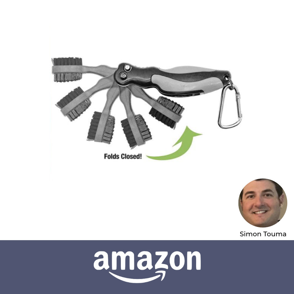 Flip N Pure Folding Golf Brush