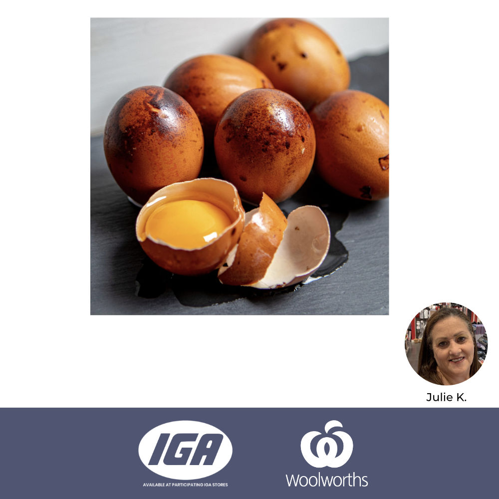 Cold Smoked Raw Eggs Invented by Julie K.