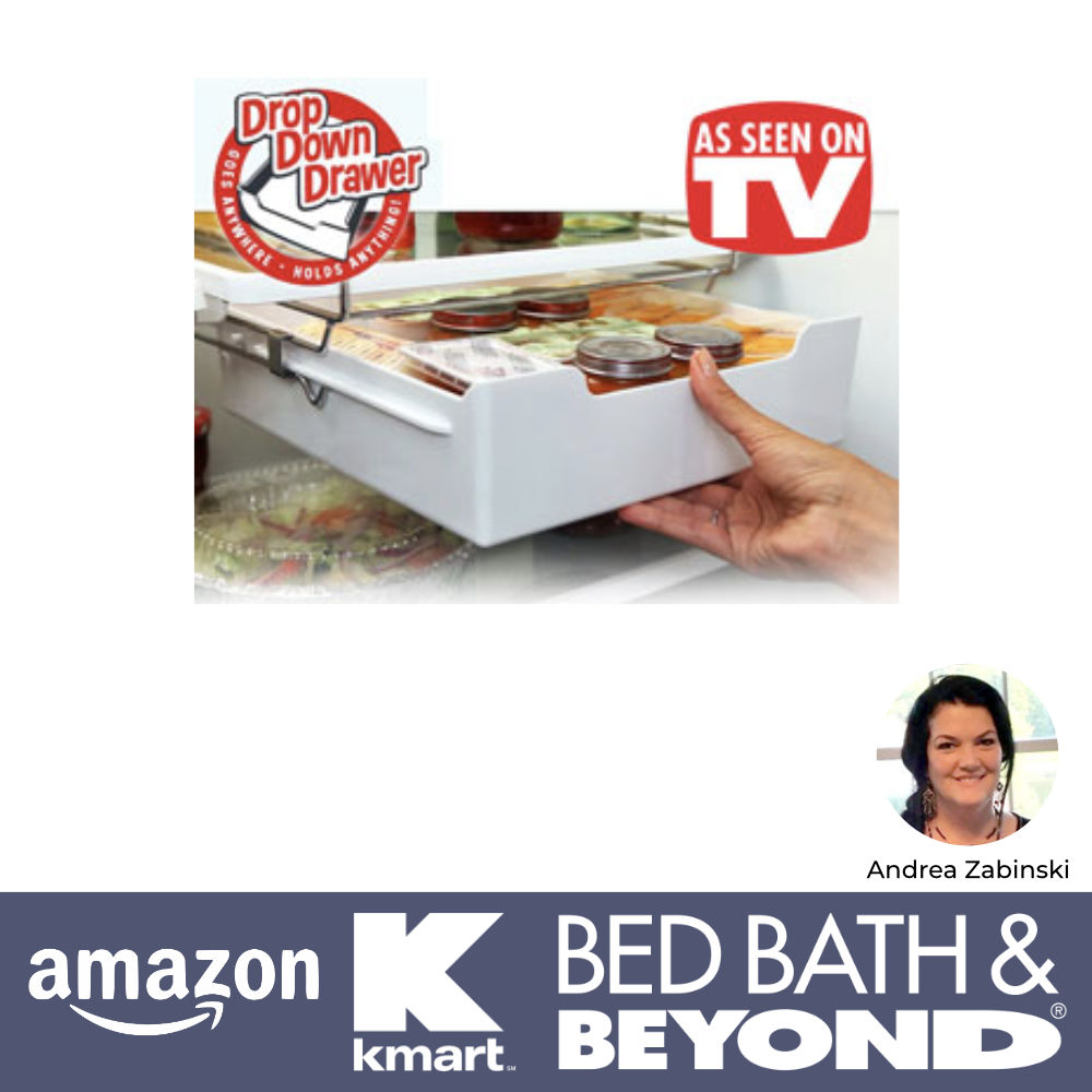 Drop Down Drawer Invented by Andrea Zabinski