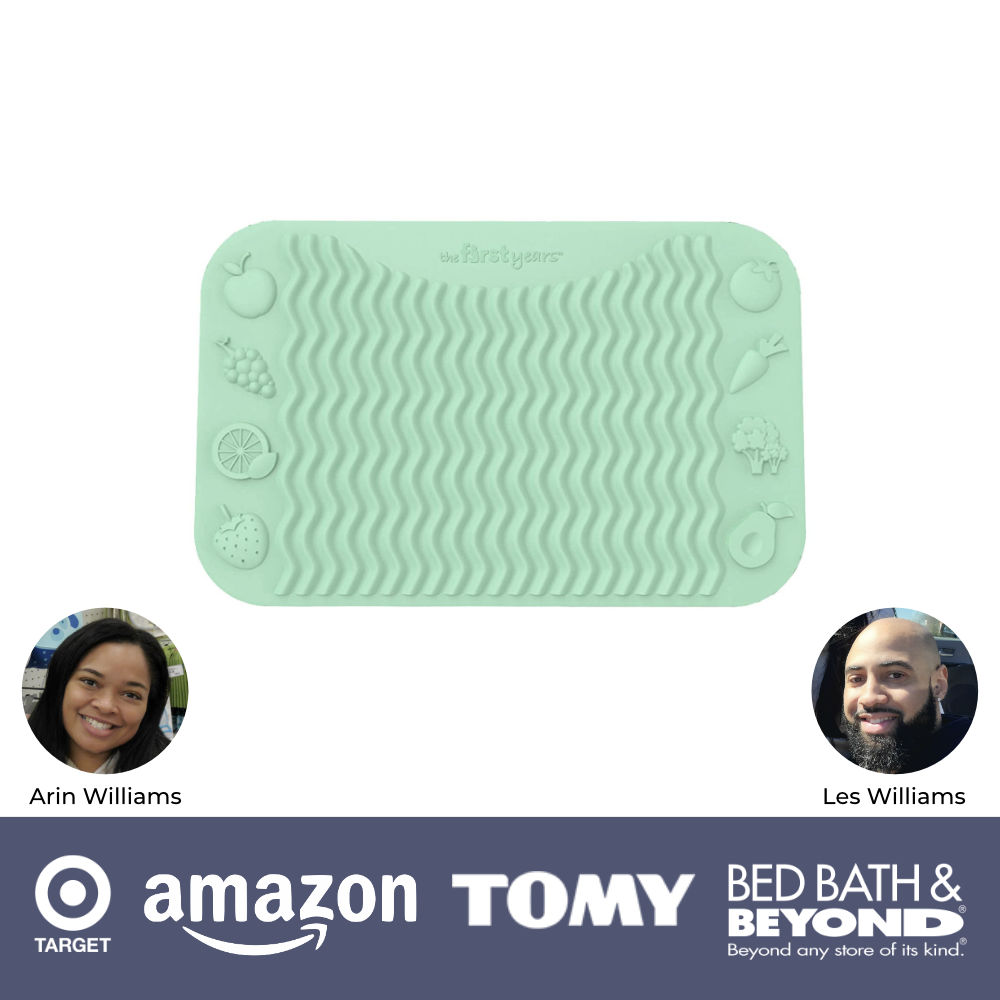 Finger Food Placemat Invented by Arin and Les Williams