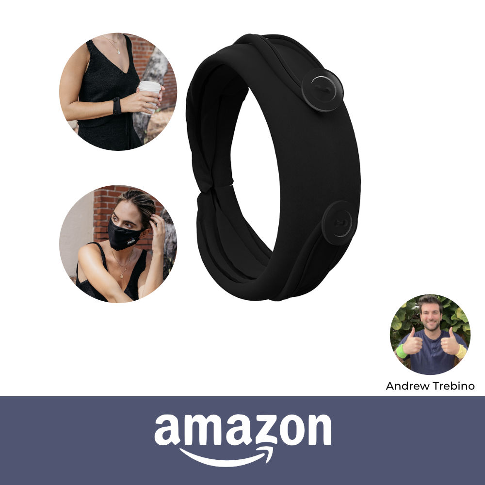 Handy Band Face Mask Invented by Andrew Trebino