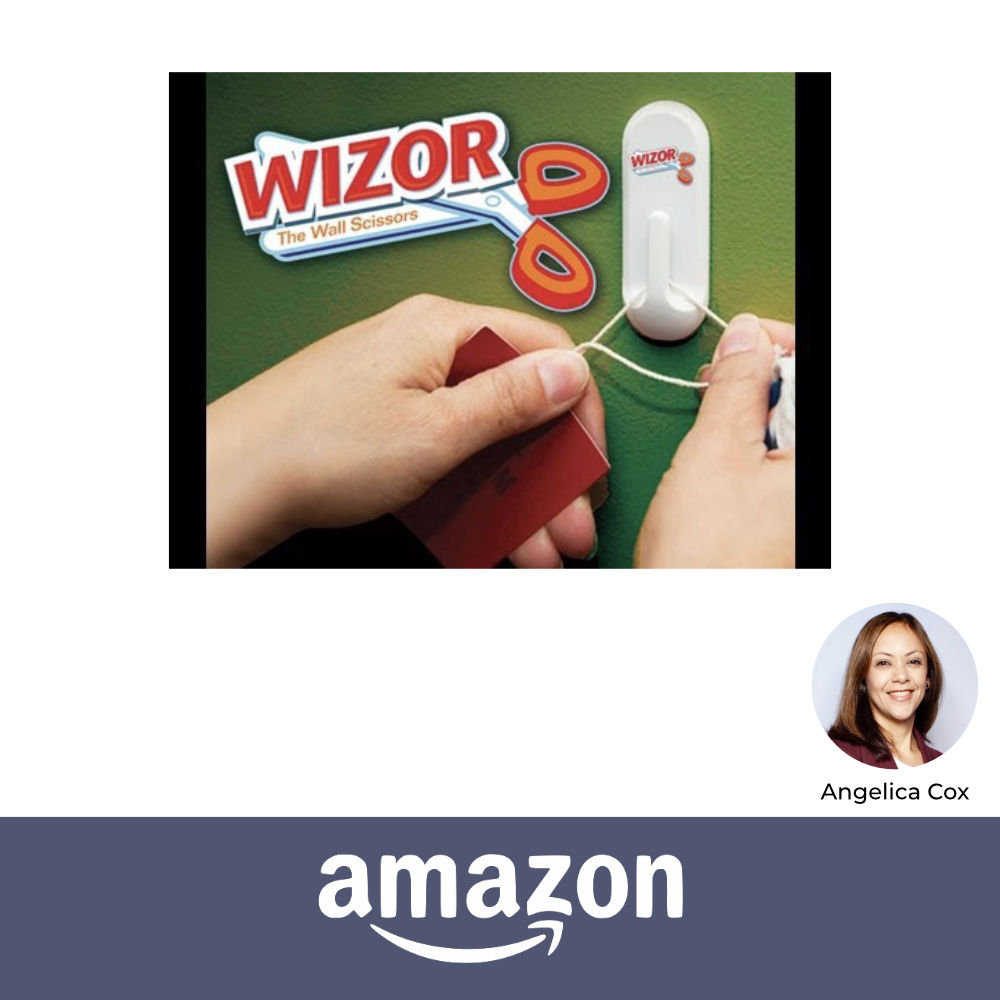 Wizor Wall Scissors Invented by Angelica Cox